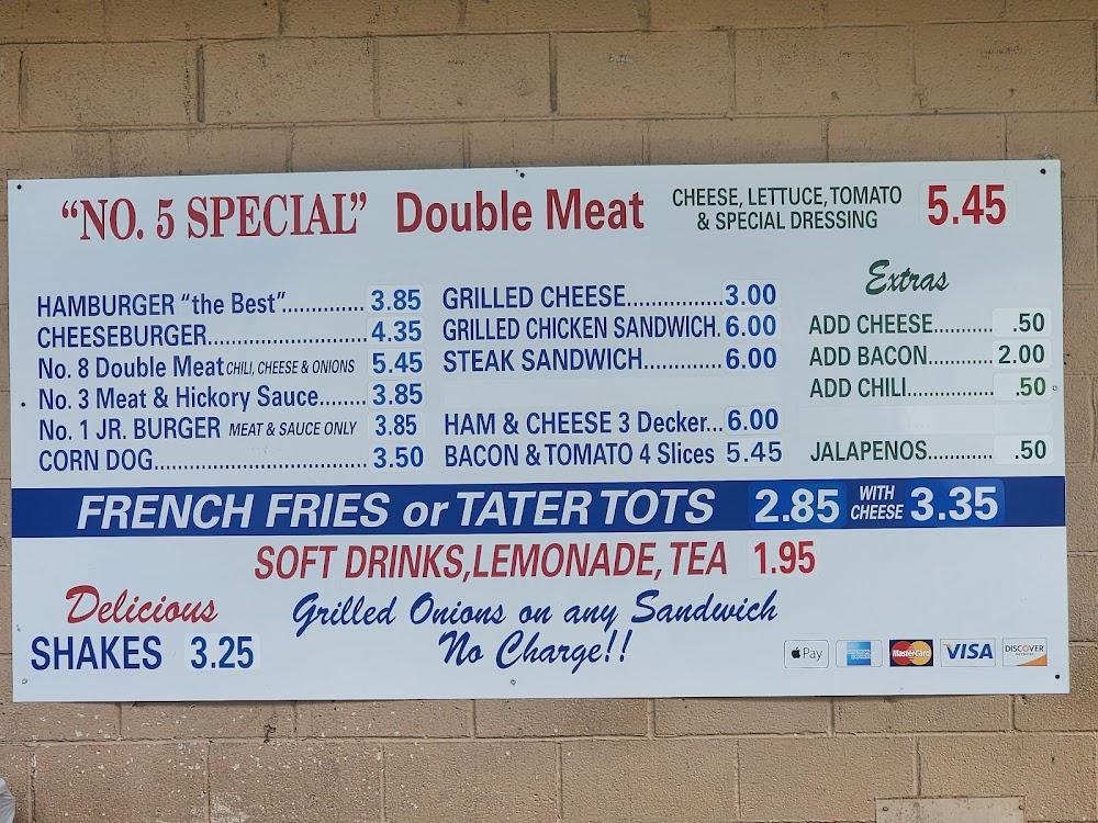 Keller's Hamburgers Menu image 1